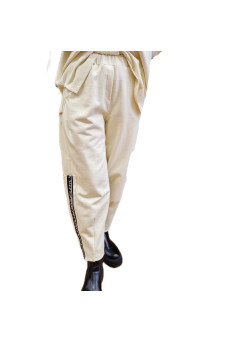 Παντελόνι φούτερ ballon εκρού